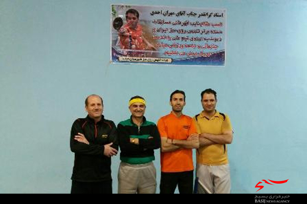 مسابقات تنیس روی میز بسیجیان میانه برگزار شد