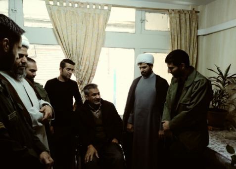 بازدید پایوران ناحیه شهید مفتح با جانبازان آسایشگاه شهید بهشتی