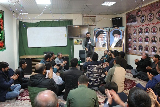 مراسم شامگاه مشترک و تجلیل از بسیجیان نمونه ی گردان 102 امام حسین(ع)