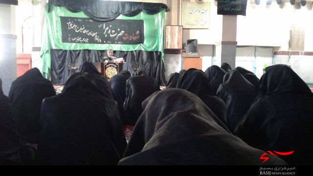 عزاداری ایام فاطمیه در روستای حسین آباد عاشوری برگزار شد