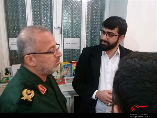 بازدید سردار شاهچراغی از پایگاه امام رضا (ع) ناحیه بسیج امام حسین (ع)