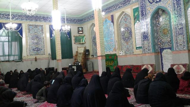 برگزاری مراسم گرامیداشت شهدای حادثه تروریستی زاهدان در روستای حسین آبادعاشوری