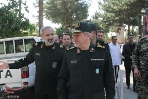 بازدید سردار سرلشکر سید یحیی صفوی دستیار و مشاور عالی فرمانده معظم کل قوا از قرارگاه شهید فهمیده