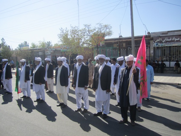 رژه نیروهای مسلح و بسیجیان شهرستان زیرکوه