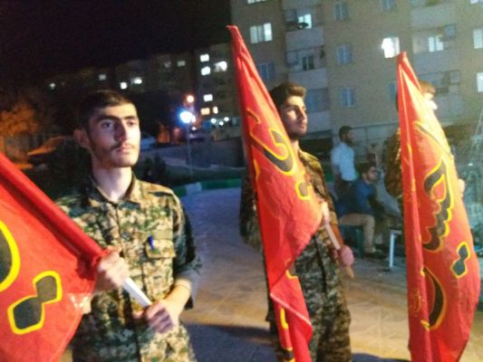 مراسم یادواره شهدا محله جانبازان شهر ایلام برگزار شد
