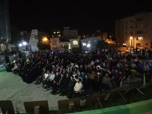 مراسم یادواره شهدا محله جانبازان شهر ایلام برگزار شد