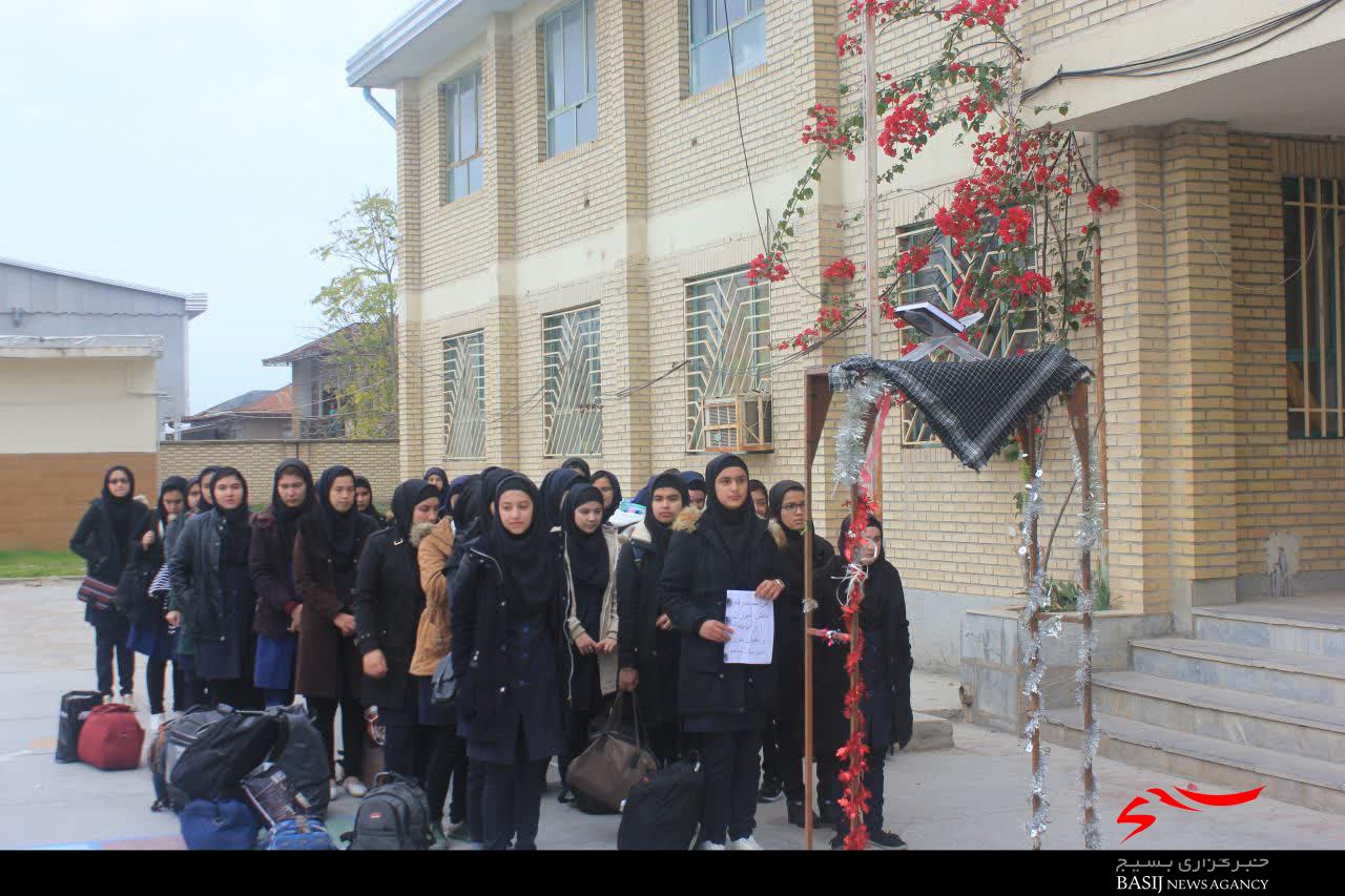 اعزام کاروان راهیان نور دانش آموزی خواهران سیمین شهر