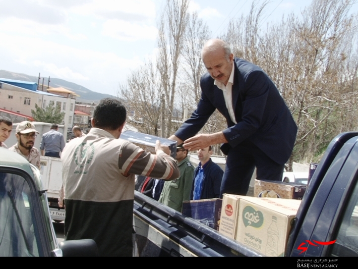 ارسال کمک‌های مردمی شهرستان کوثر به سیل زدگان شمال کشور