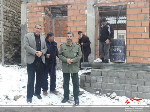 بازدید فرمانده سپاه نوشهر از روند اجرای پروژه‌های محرومیت زدایی +تصاویر