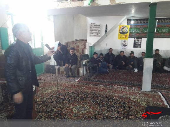 گزارش تصویری از برگزاری مراسم گرامیداشت حاج قاسم سلیمانی در روستای تخمار بخش قره کهریز