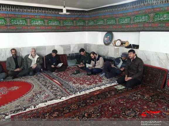 گزارش تصویری از برگزاری مراسم گرامیداشت حاج قاسم سلیمانی در روستای تخمار بخش قره کهریز