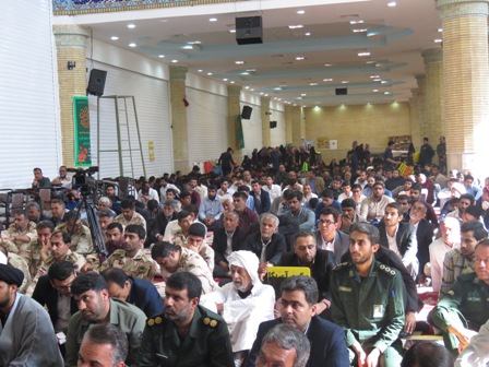 مراسم 9 دی روز بصیرت در کنگان برگزار شد
