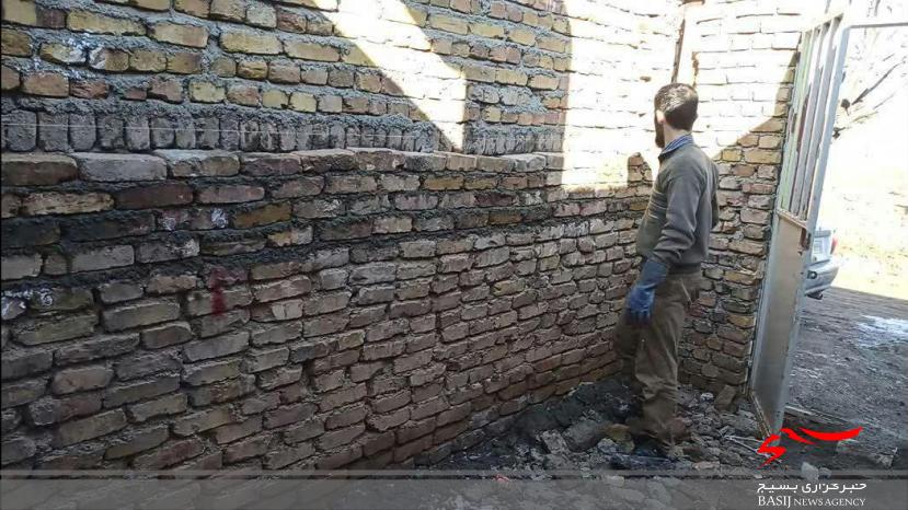 مرمت و بازسازی خانه محروم در شهرستان اشتهارد