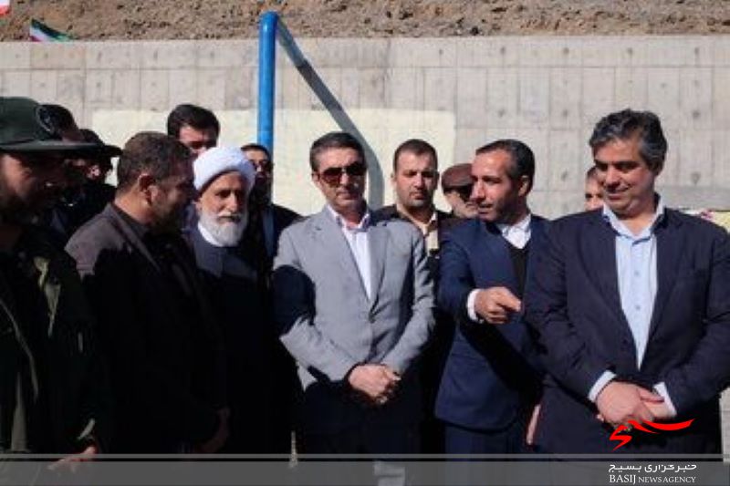 گزارش تصویری از افتتاح مخزن تصفیه آب شهر مهاجران
