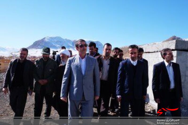 گزارش تصویری از افتتاح مخزن تصفیه آب شهر مهاجران