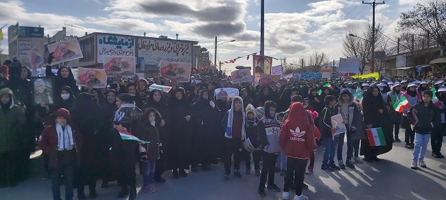 راهپیمایی حماسی 22 بهمن در شهر ایلام برگزار شد