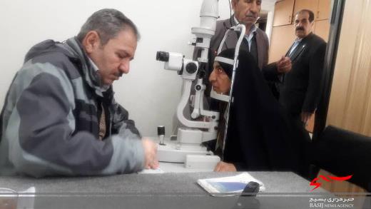 ویزیت رایگان چشم پزشکی جهت ساکنین نظرآباد برگزار شد ویزیت رایگان چشم پزشکی جهت ساکنین نظرآباد برگزار شد