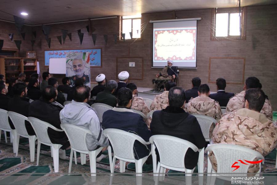 برگزاری مراسم سوگواری شهادت حضرت زهرا(س) در سپاه ناحیه شهرستان نظرآباد