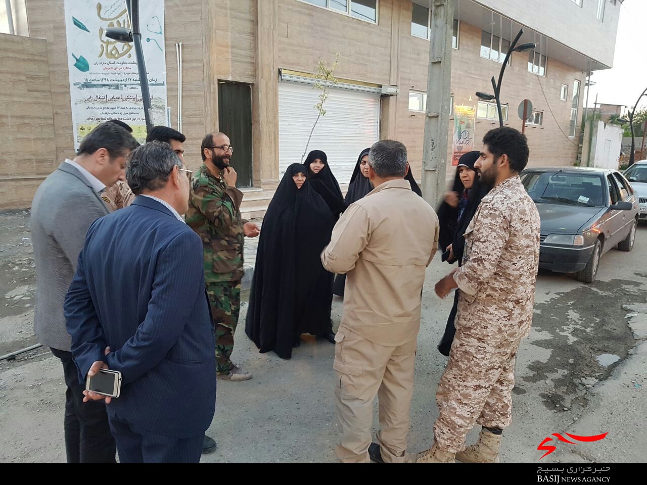گزارش تصویری/ بازدید فرمانده حوزه مقاومت بسیج منجیل از مناطق سیل&zwnj;زده استان مازندران