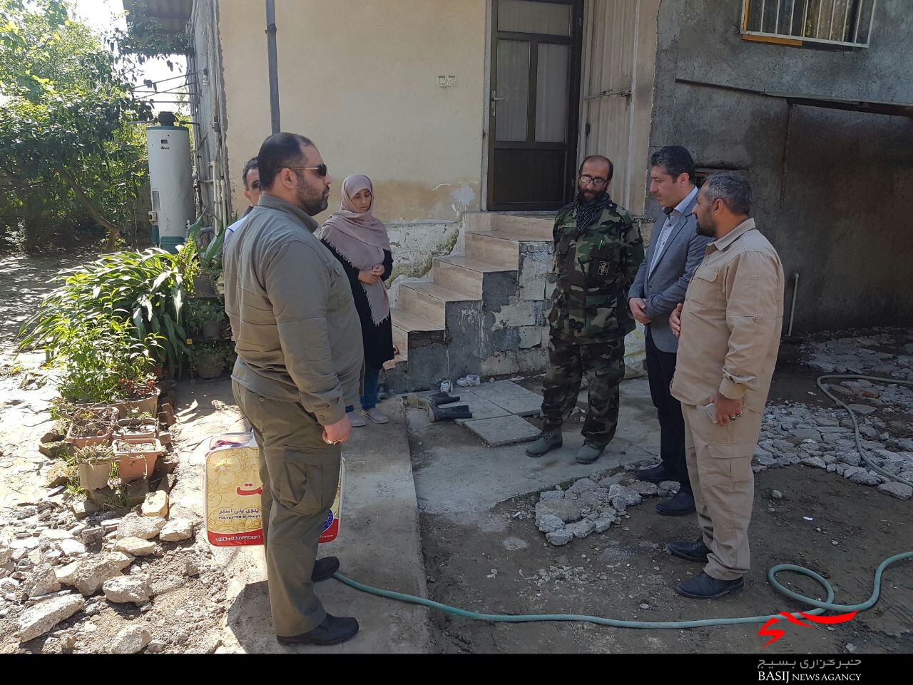 گزارش تصویری/ بازدید فرمانده حوزه مقاومت بسیج منجیل از مناطق سیل&zwnj;زده استان مازندران