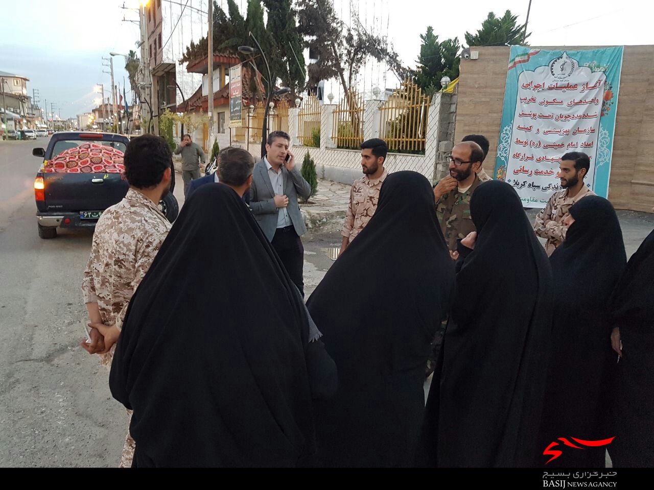 گزارش تصویری/ بازدید فرمانده حوزه مقاومت بسیج منجیل از مناطق سیل&zwnj;زده استان مازندران