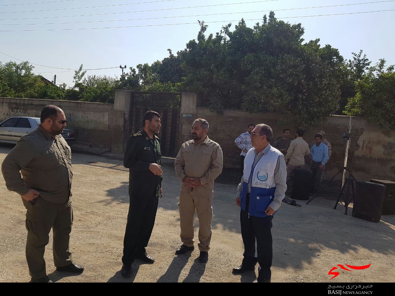 گزارش تصویری/ بازدید فرمانده حوزه مقاومت بسیج منجیل از مناطق سیل&zwnj;زده استان مازندران