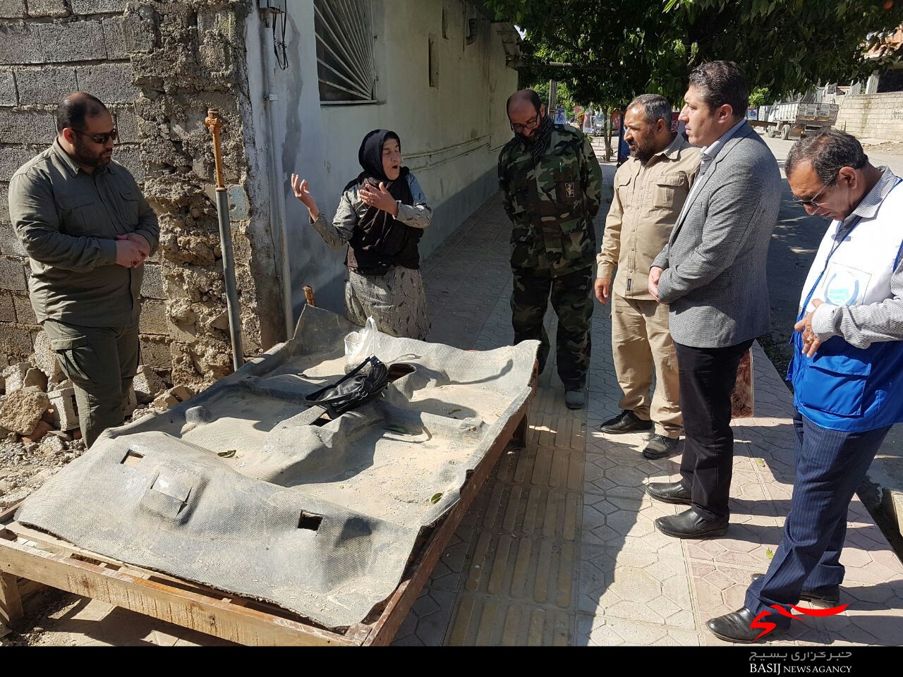 گزارش تصویری/ بازدید فرمانده حوزه مقاومت بسیج منجیل از مناطق سیل&zwnj;زده استان مازندران