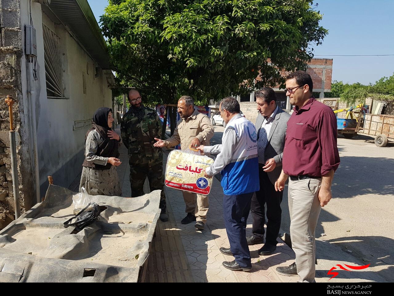 گزارش تصویری/ بازدید فرمانده حوزه مقاومت بسیج منجیل از مناطق سیل&zwnj;زده استان مازندران