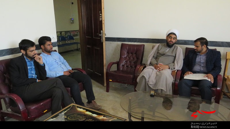 دیدار از مسئول دفتر نمایندگی سپاه بافت