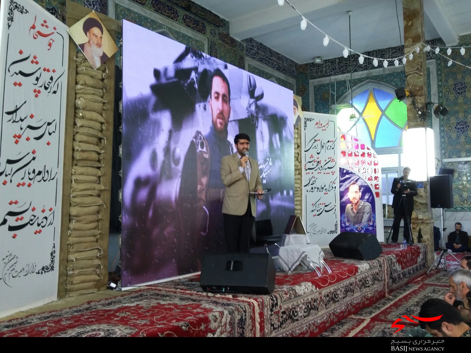 گزارش تصویری/ مراسم هفتمین روز شهادت شهید حسین جوینده