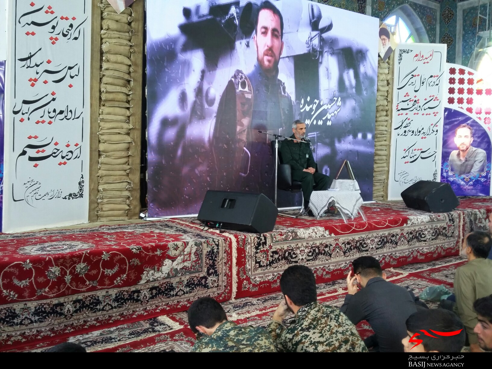 گزارش تصویری/ مراسم هفتمین روز شهادت شهید حسین جوینده