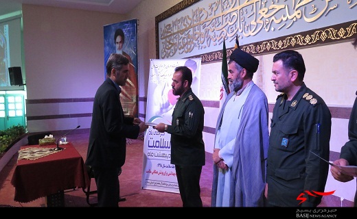 تجلیل از برگزیدگان بهداشت و سلامت سپاه قائم آل محمد (عج) استان سمنان