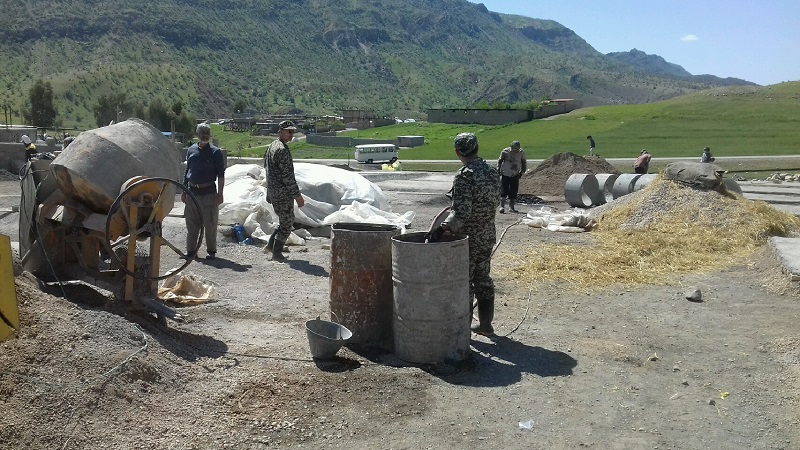 ساخت کمپ اسکان برای سیلزدگان روستای «دُم رود»پلدختر ساخت کمپ اسکان برای سیلزدگان روستای «دُم رود»پلدختر