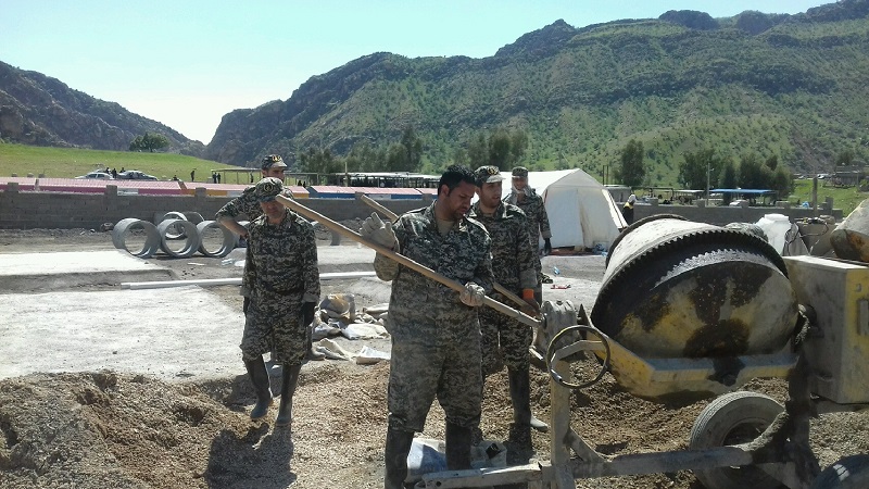 ساخت کمپ اسکان برای سیلزدگان روستای «دُم رود»پلدختر ساخت کمپ اسکان برای سیلزدگان روستای «دُم رود»پلدختر