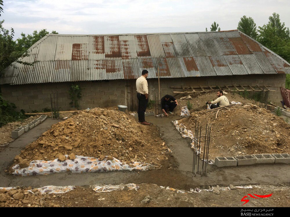 بسیجیان گیلانی در خط مقدم سازندگی