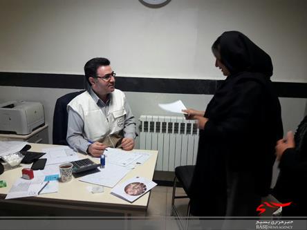 ویزیت بیش از چهارصد نفر از اهالی روستای مرتضی گرد