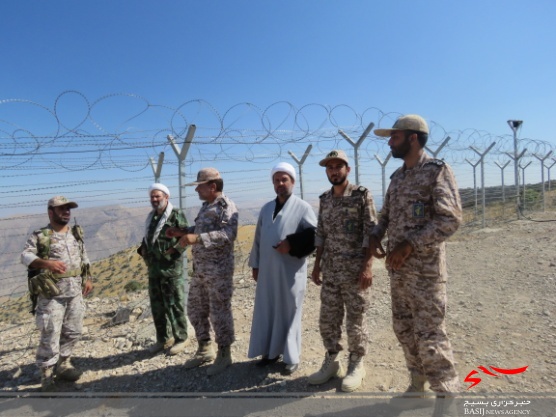 بازدید مسئول نمایندگی ولی فقیه در سپاه انصارالحسین(ع) از پایگاه‌های مرزی  ازگله