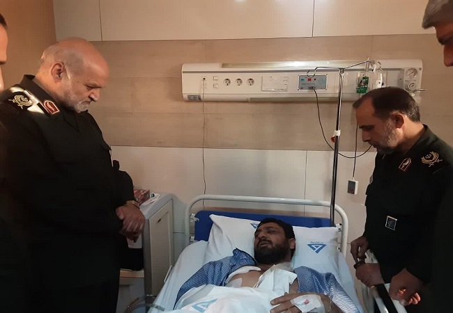 حمله ناجوانمردانه اوباش اغتشاشات بنزینی به یک فرمانده سپاه در شیراز