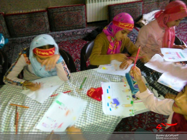 برگزاری مسابقه نقاشی در حلقه کودکان «شهید قاسملو» بهار