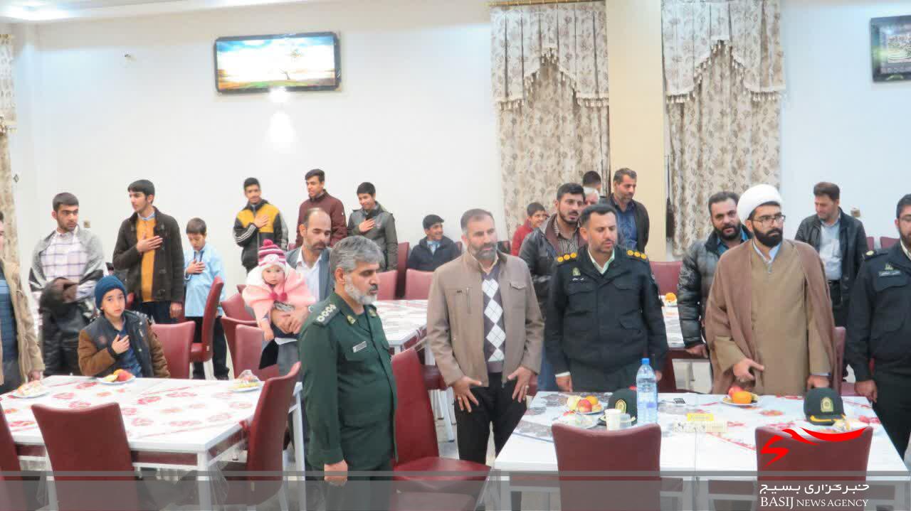 مراسم تجلیل از بسیجیان گردان ۱۲۳ امام حسین (علیه السلام) برگزار شد