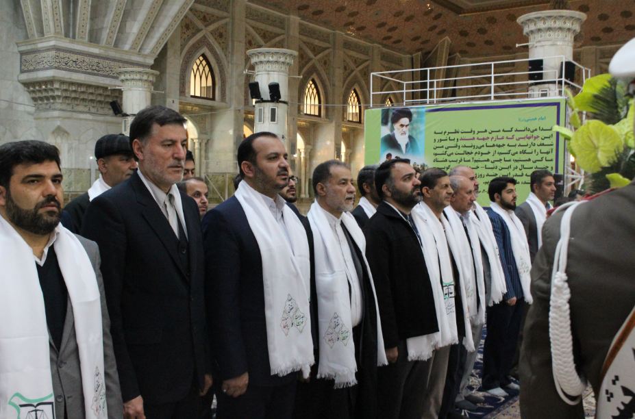 تجدید میثاق اعضای سازمان بسیج حقوق دانان با آرمان‌های امام خمینی(ره)