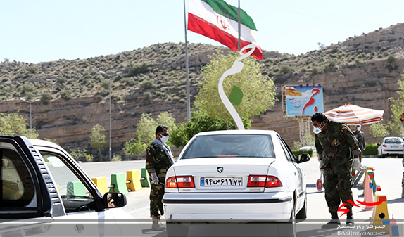 بازدید سردار رزمجو از ایست و بازرسی ورودی جم