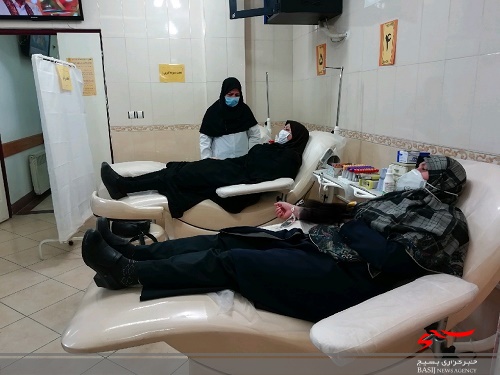 طرح بسیج مردمی اهدای خون به بیماران کرونایی در قائم شهر اجرا شد