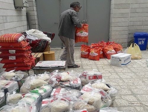 اهدای جهیزیه و توزیع بسته های حمایتی بین آسیب‌دیدگان و افراد بی بضاعت شهر تهران
