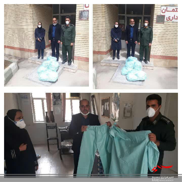 اهداء 35 دست لباس پوششی به بیمارستان فاطمیه بادرود