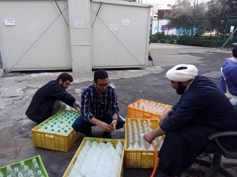 اقدامات جهادی طلاب بسیجی در مقابله با کرونا