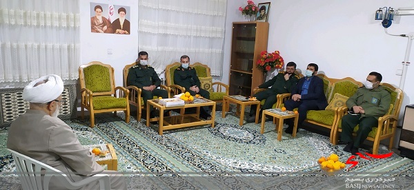 دیدار فرمانده سپاه کربلا با امام جمعه نوشهر