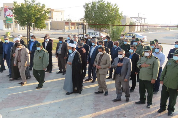 تحدید میثاق مسئولین شهرستان خنج با شهدا در آستانه اولین سالگرد سردار دل&zwnj;ها