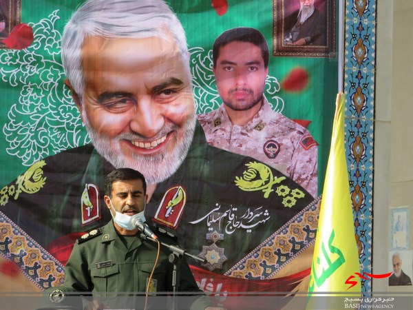 بزرگداشت سالروز شهادت سردار سلیمانی در دلوار برگزار شد