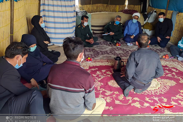 دیدار مسئول بسیج عشایر استان بوشهر با عشایر تنگستان